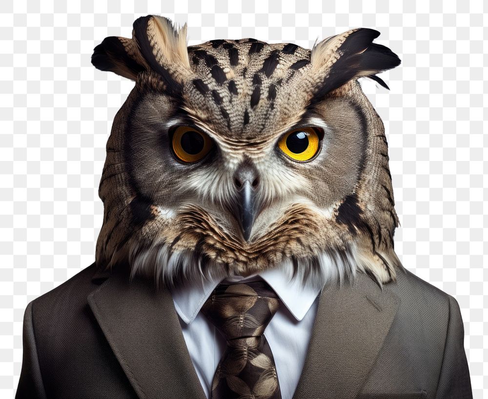 PNG Owl portrait animal photo