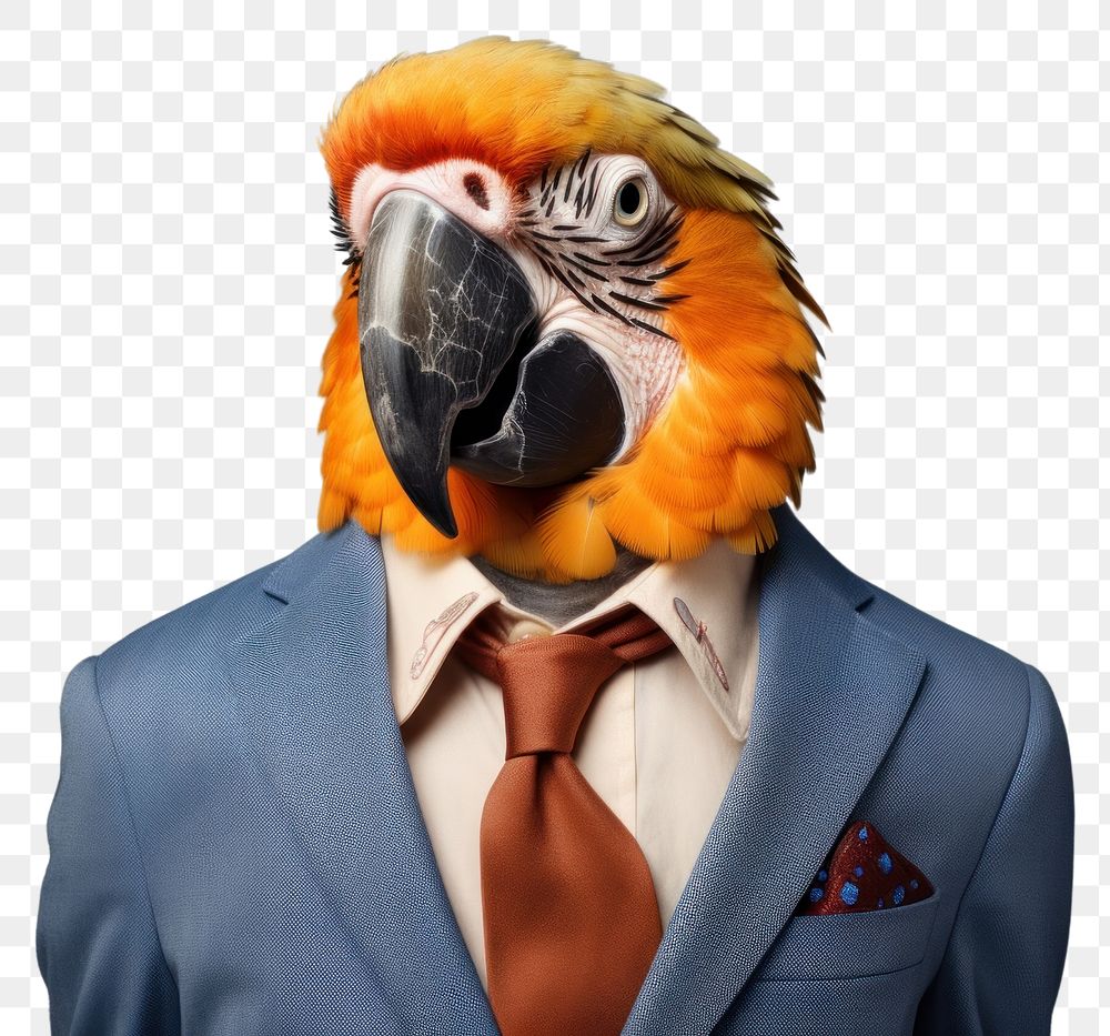 PNG Parrot animal portrait adult.
