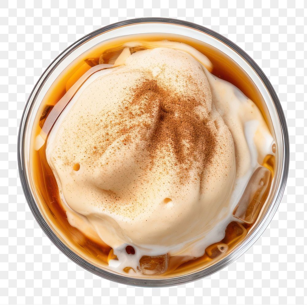 PNG Affogato dessert coffee cream.