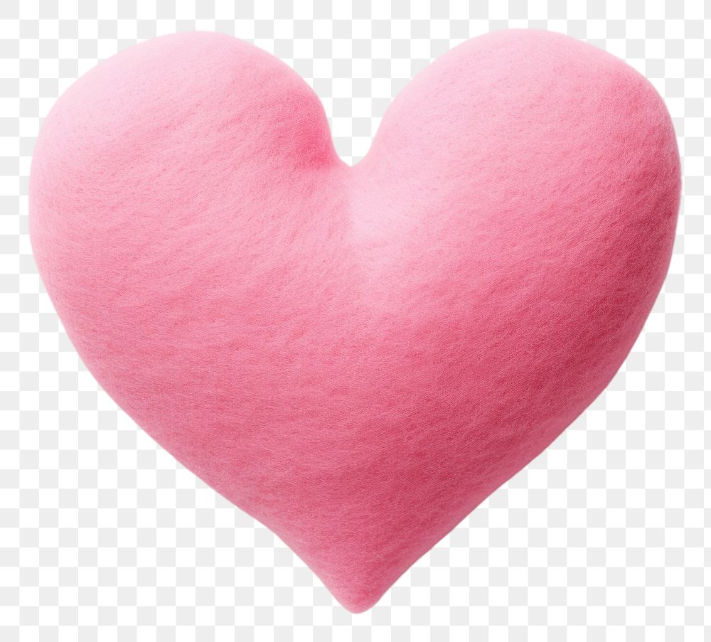 PNG Heart pink softness textile.