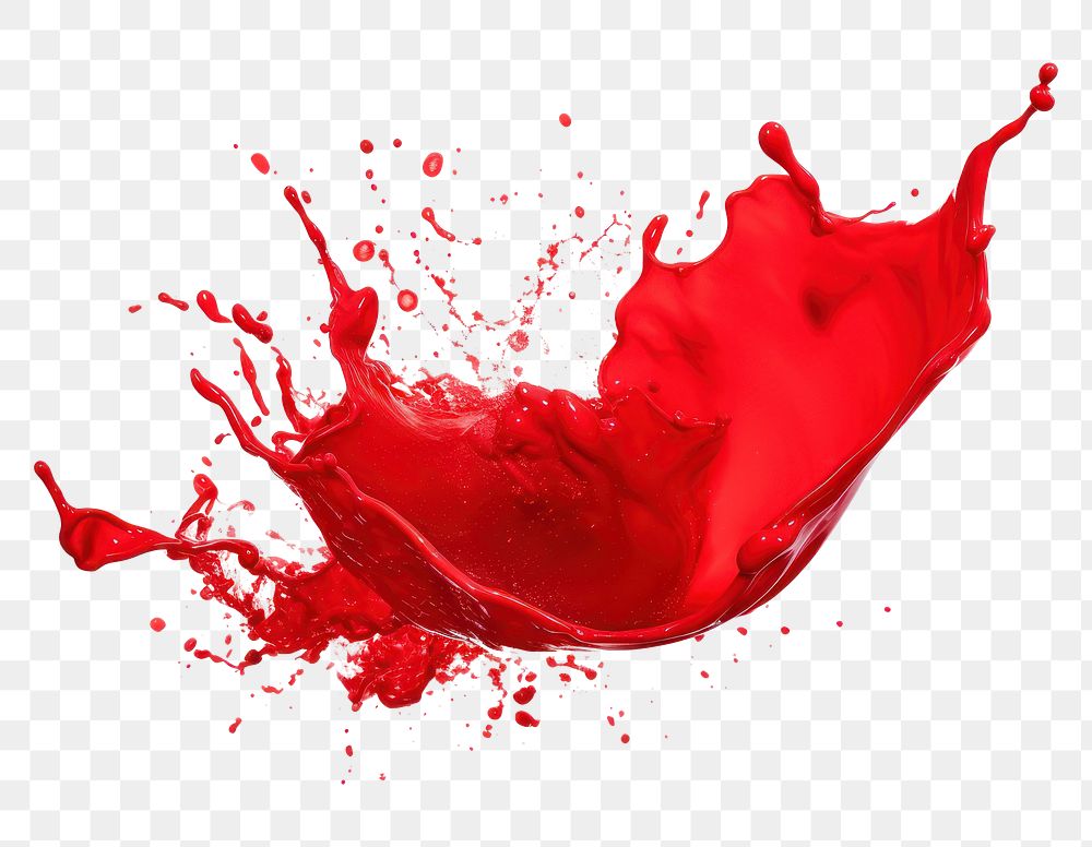 PNG Red white background splattered splashing. AI generated Image by rawpixel.
