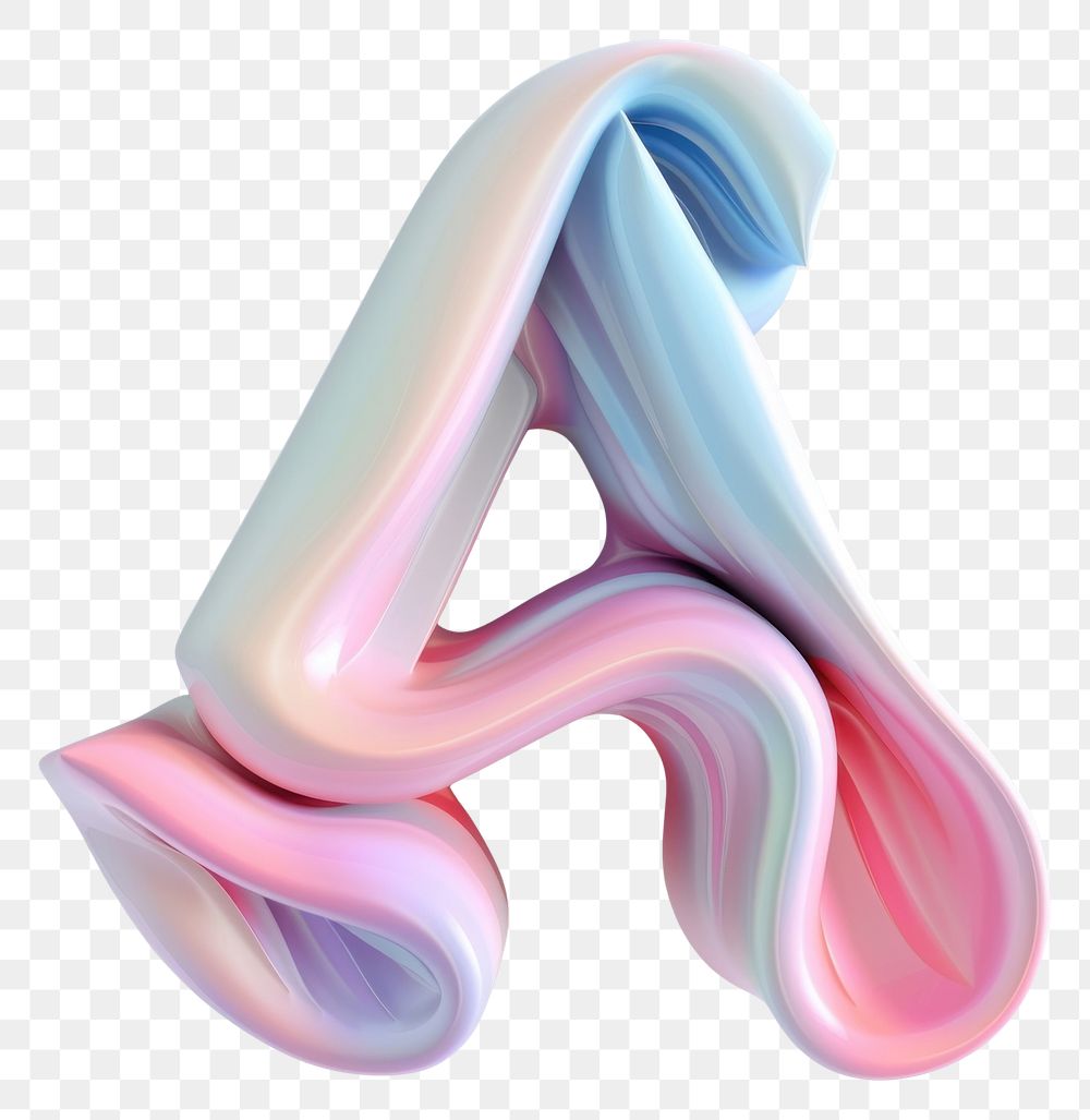 PNG Letter A curve shape art.