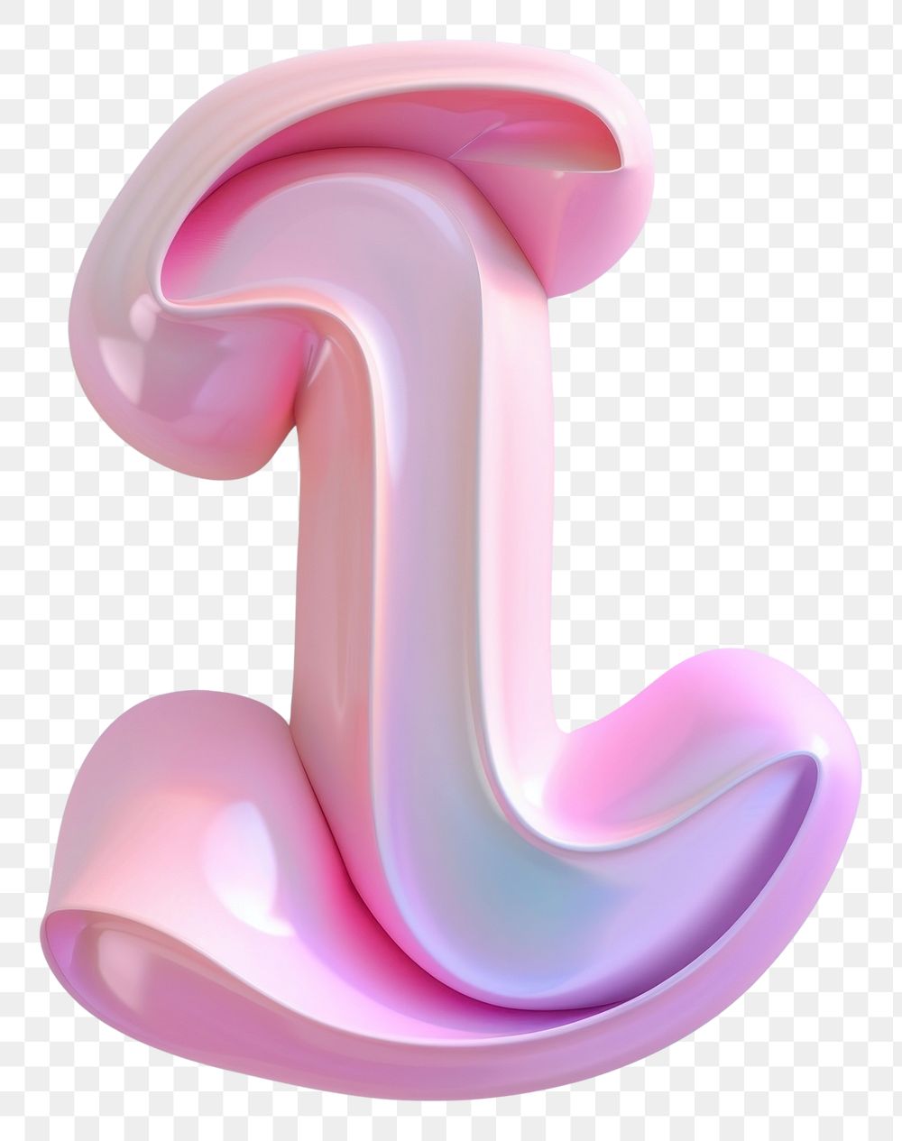 PNG Letter L number symbol shape.