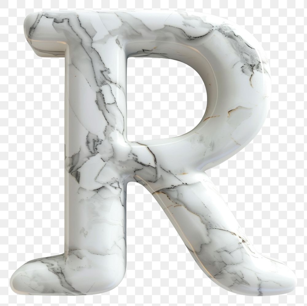 PNG Letter R symbol text art.