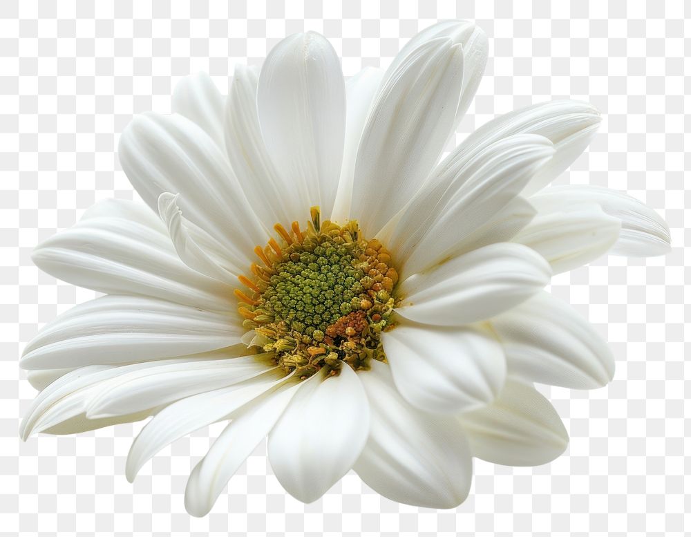 PNG White flower petal daisy plant.