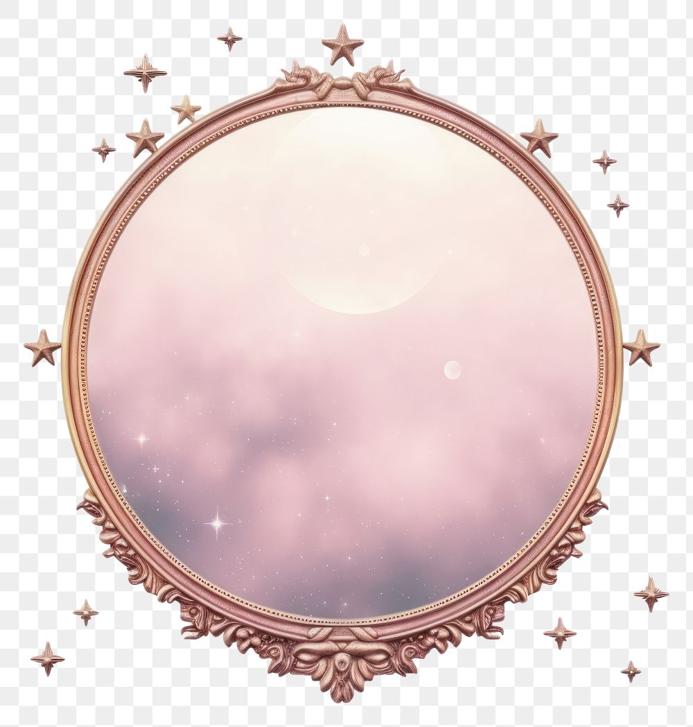 PNG Celestial Moon frame white background photography.