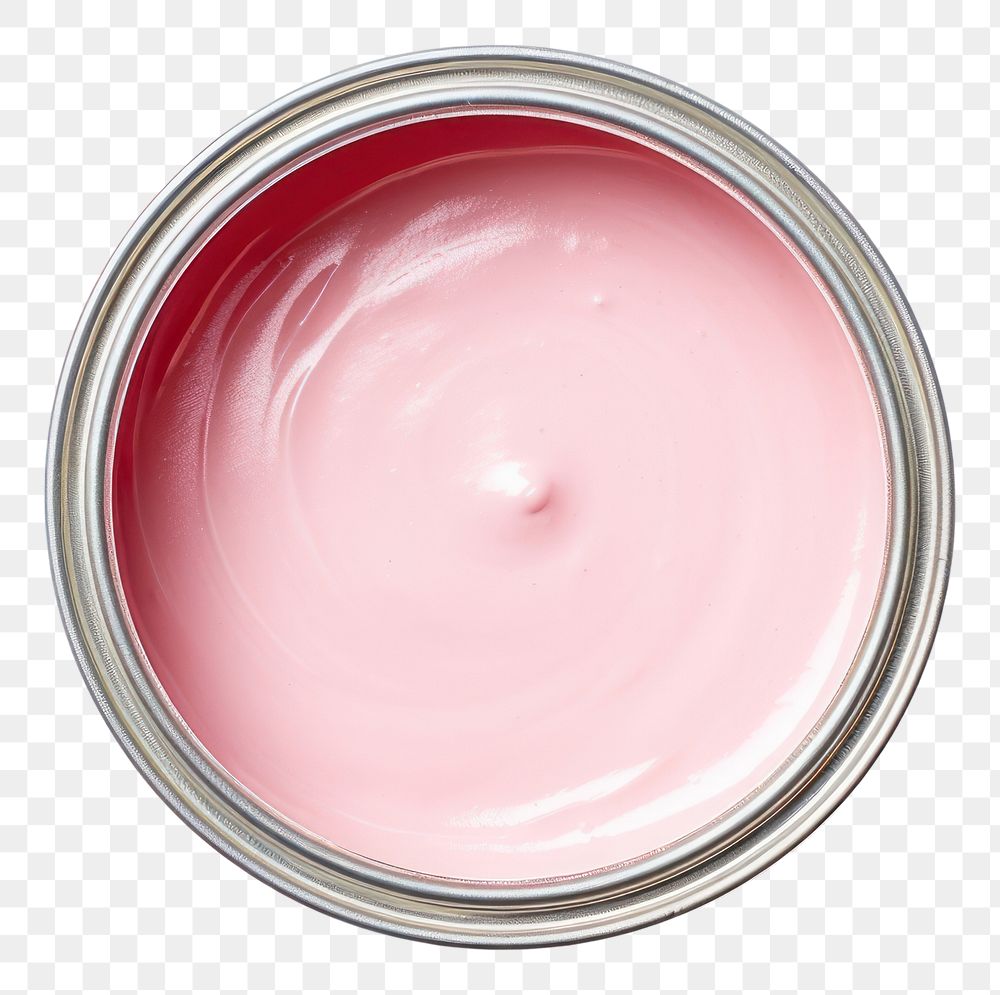 PNG Open paint can cream white background cosmetics.