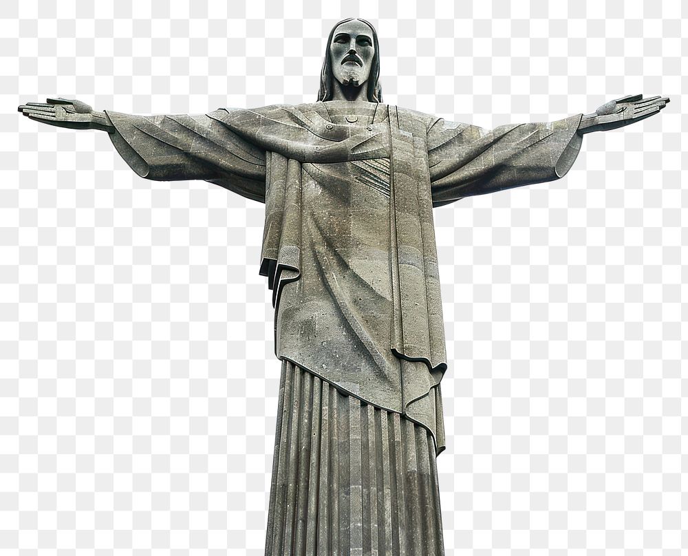 PNG Chrit the redeemer Brazil sculpture statue representation.