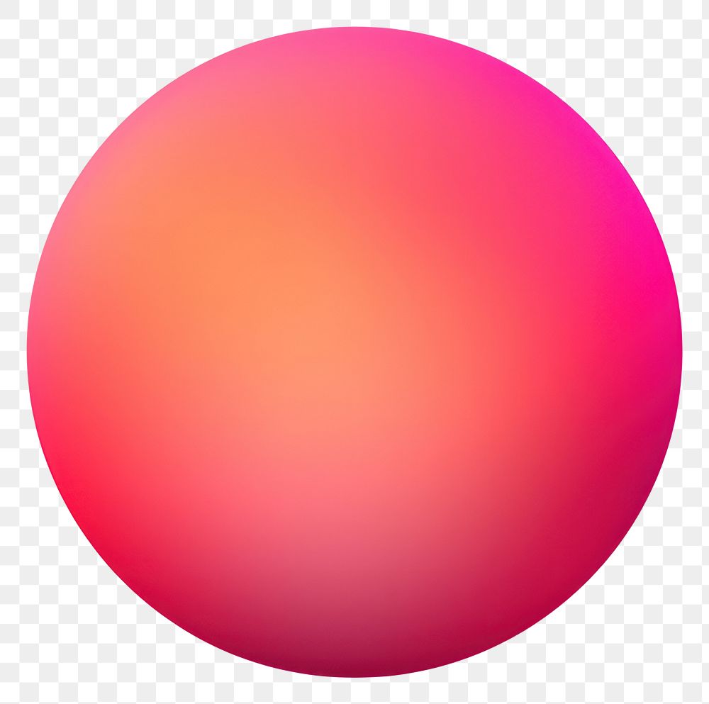 PNG  Abstract blurred gradient illustration circle sphere pink glowing.