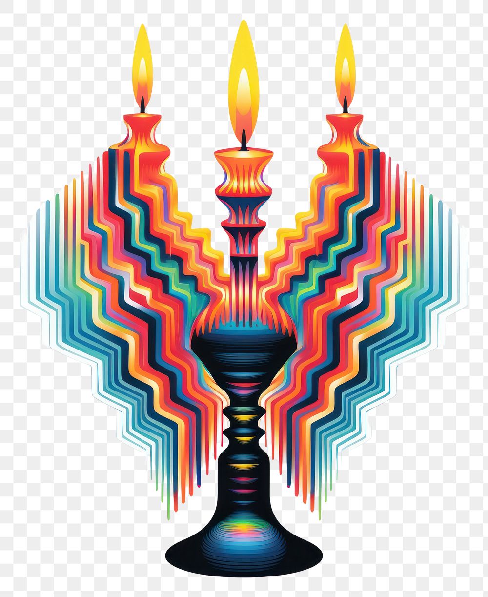 PNG An abstract Graphic Element of candlestick fire spirituality illuminated.