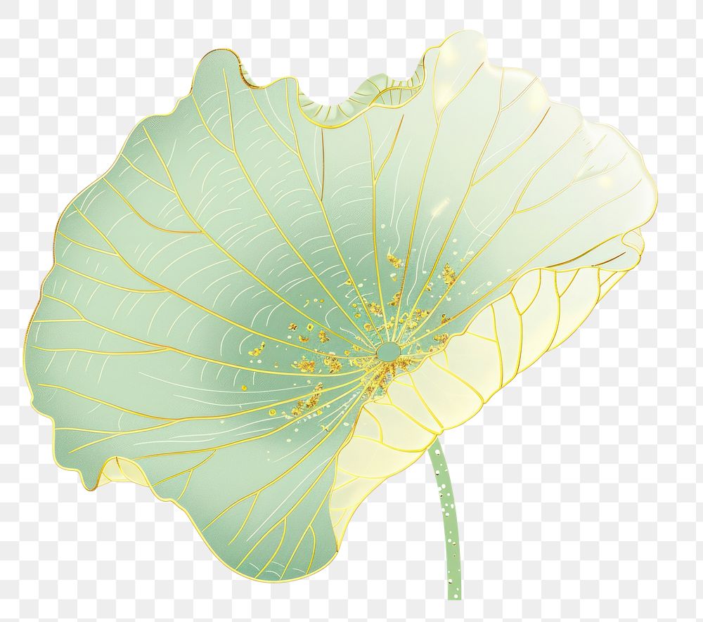 PNG Chinese lotus leaf greenor yellow flower plant petal.