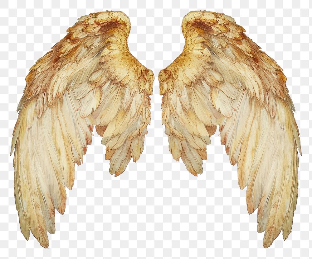 PNG Angel wings bird archangel feather.