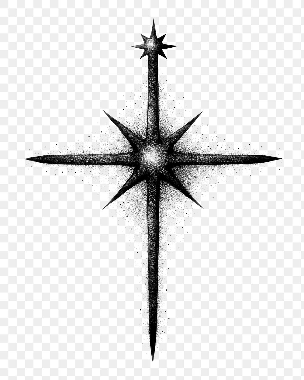PNG Cross drawing symbol line.