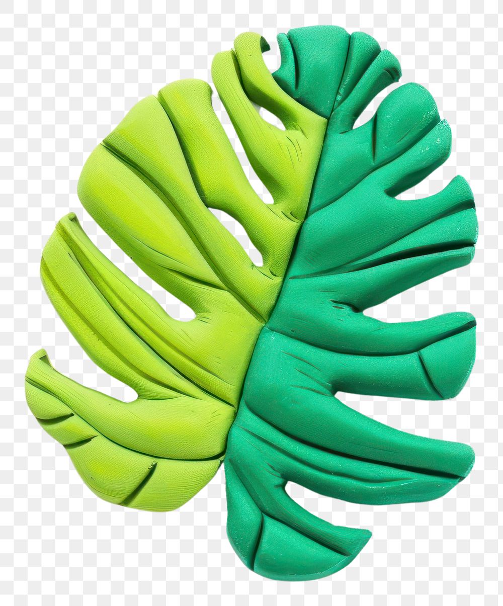 PNG Cute plasticine tropical leave jewelry plant leaf.
