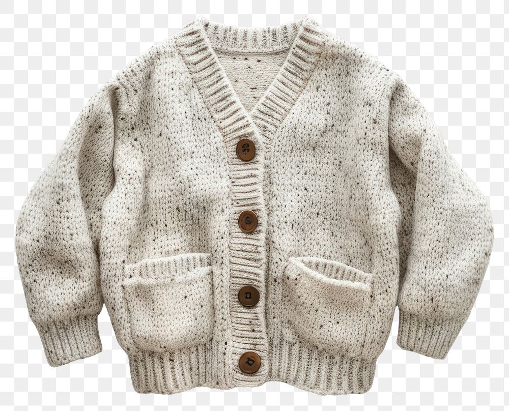 PNG Kid cardigan mockup sweater outerwear standing.