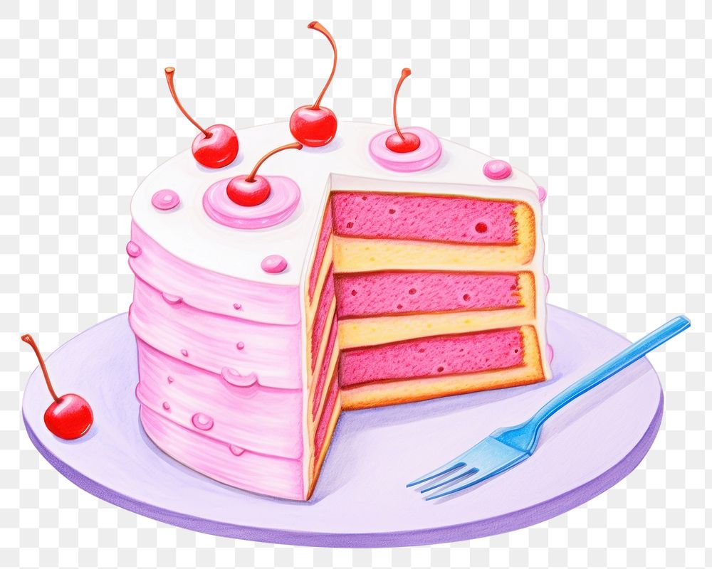 PNG Cake dessert food anniversary.