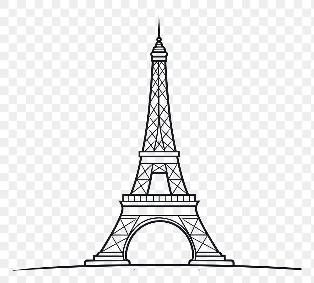 PNG France eiffel tower architecture building drawing.