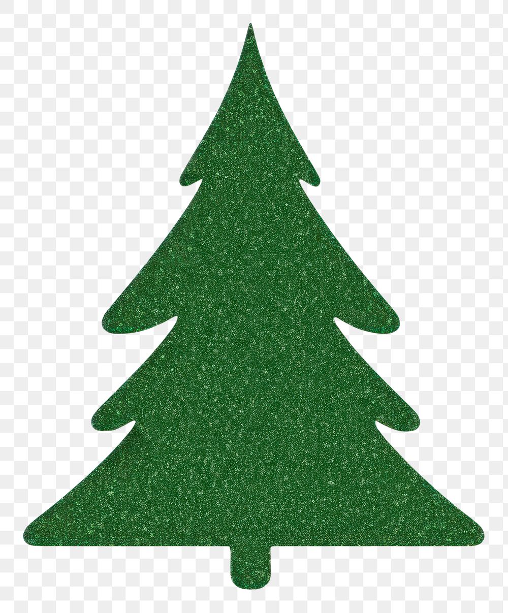PNG Pine tree icon christmas shape green.