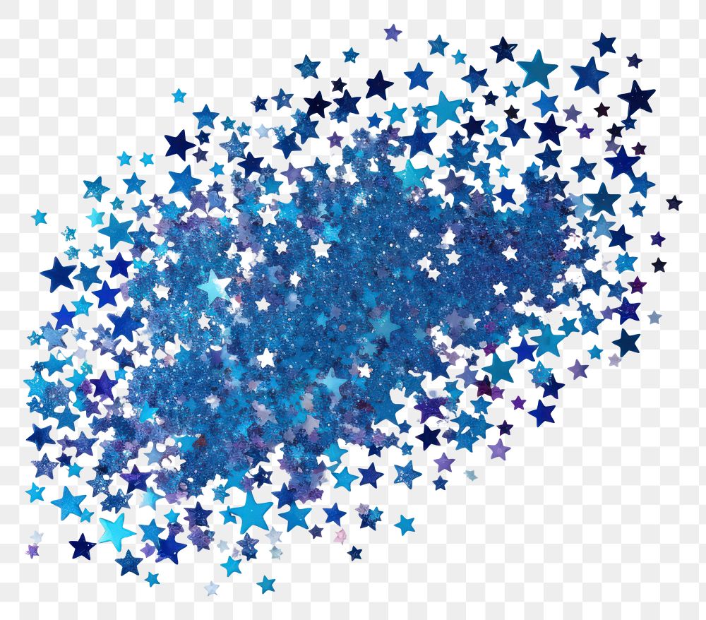 PNG Frame glitter shapes star backgrounds blue white background.