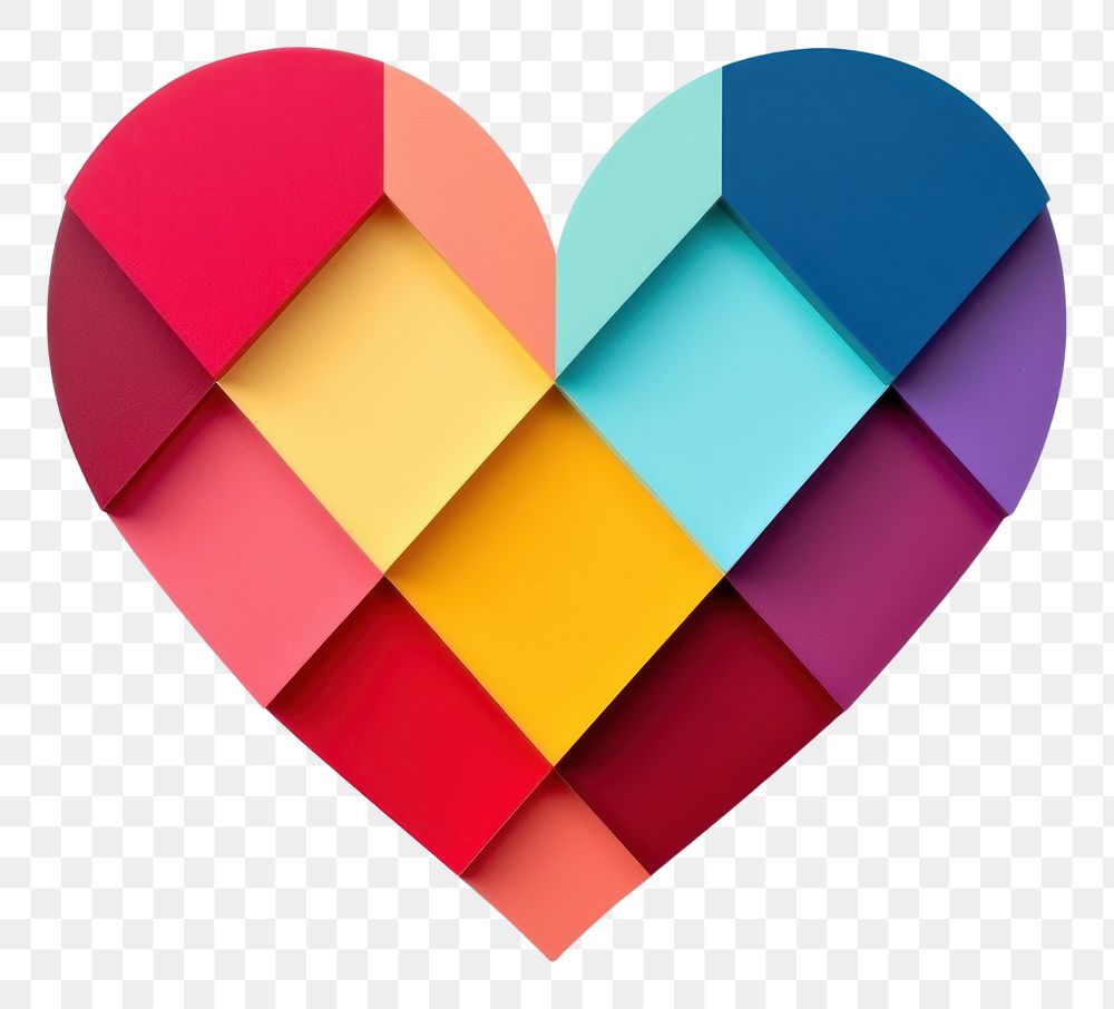 PNG Heart symbol creativity pattern.