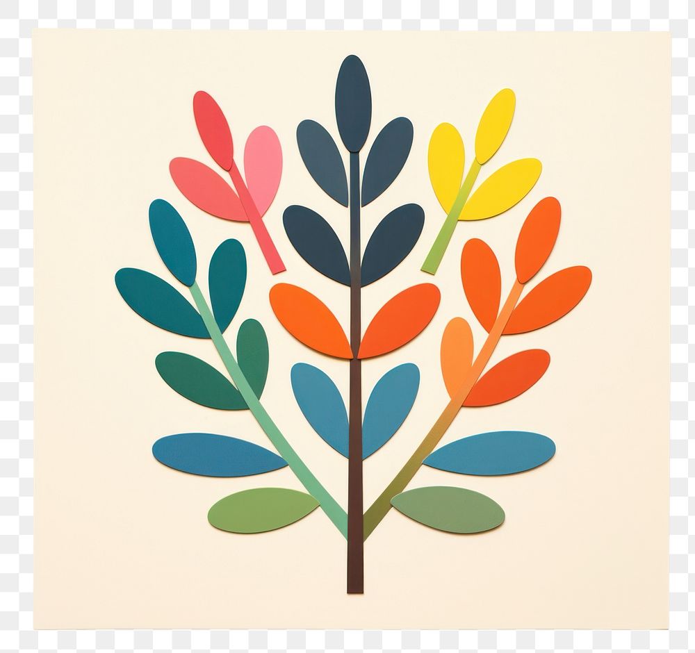 PNG Plant painting art pattern.