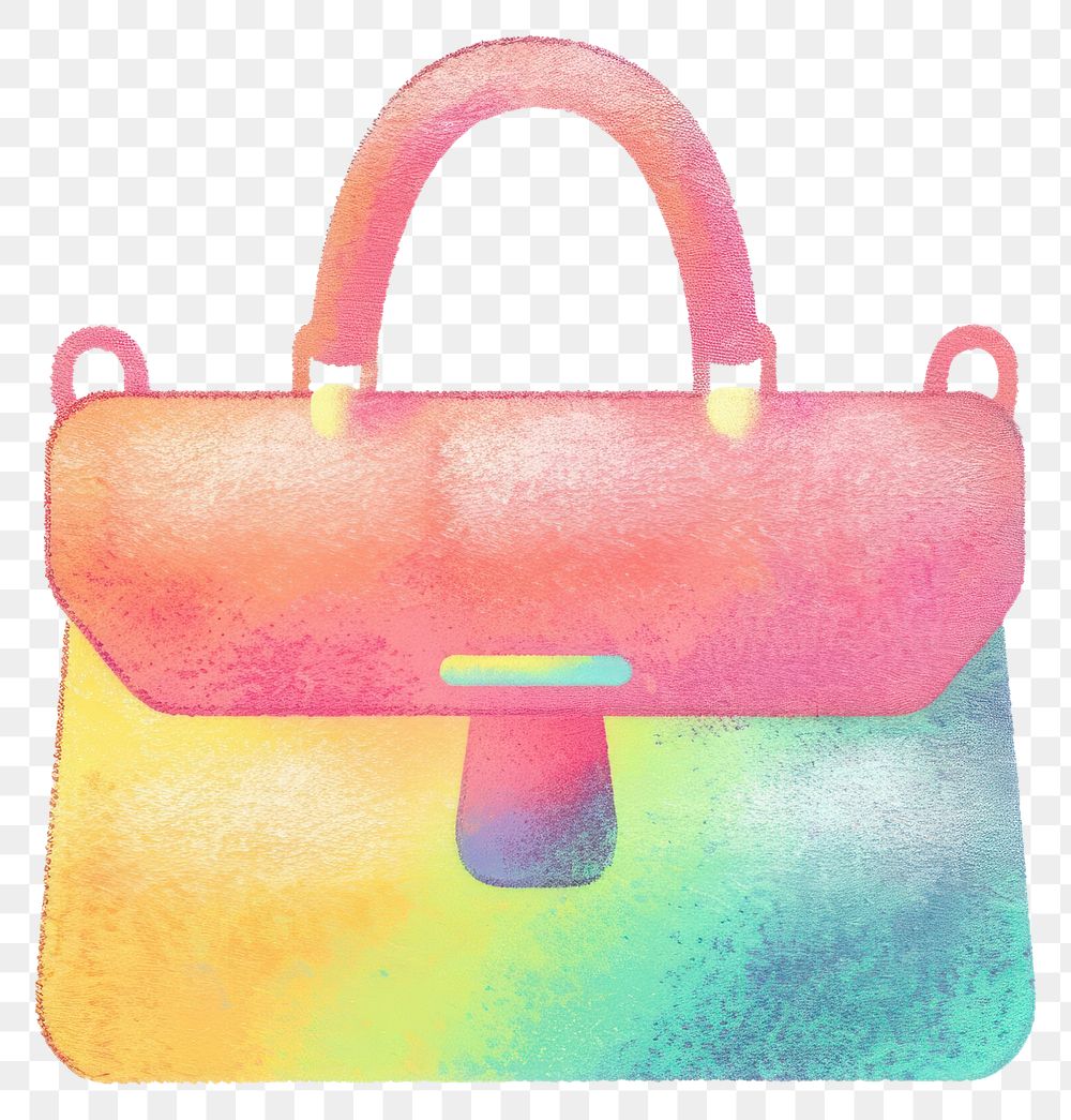PNG Handbag purse creativity briefcase.