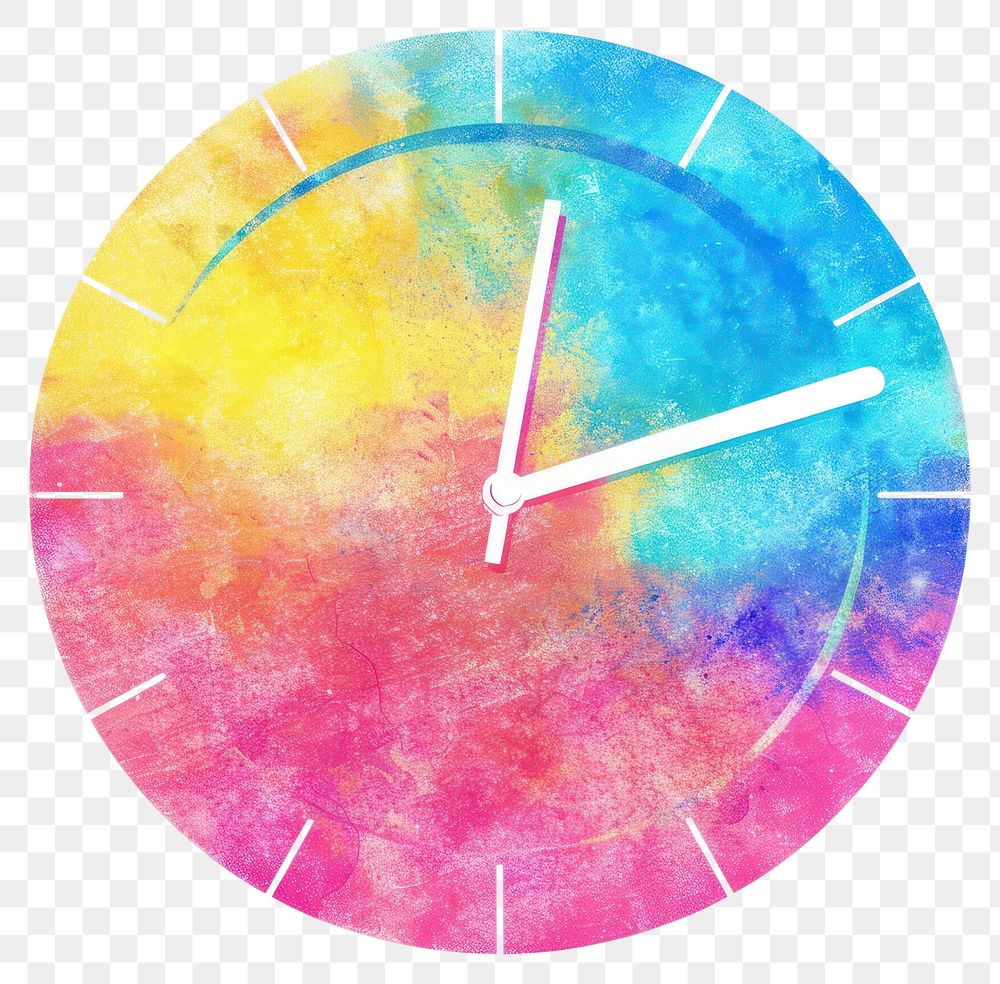 PNG Clock accuracy abstract pattern.