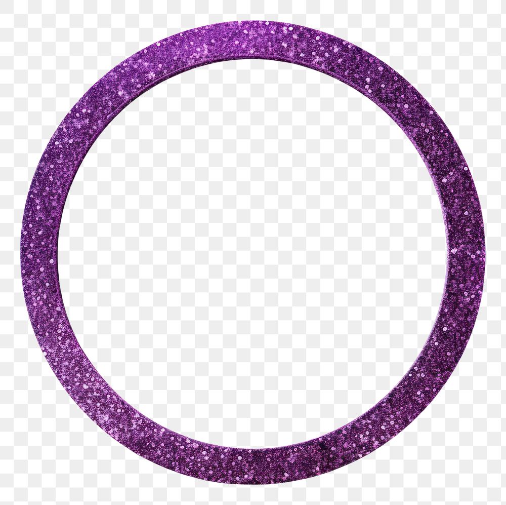 PNG Frame glitter ellipse shape purple jewelry shiny.