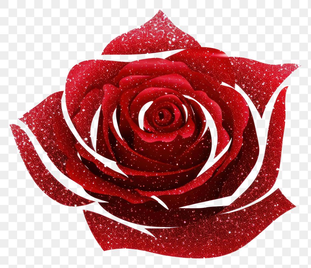 PNG Red rose icon flower petal plant.