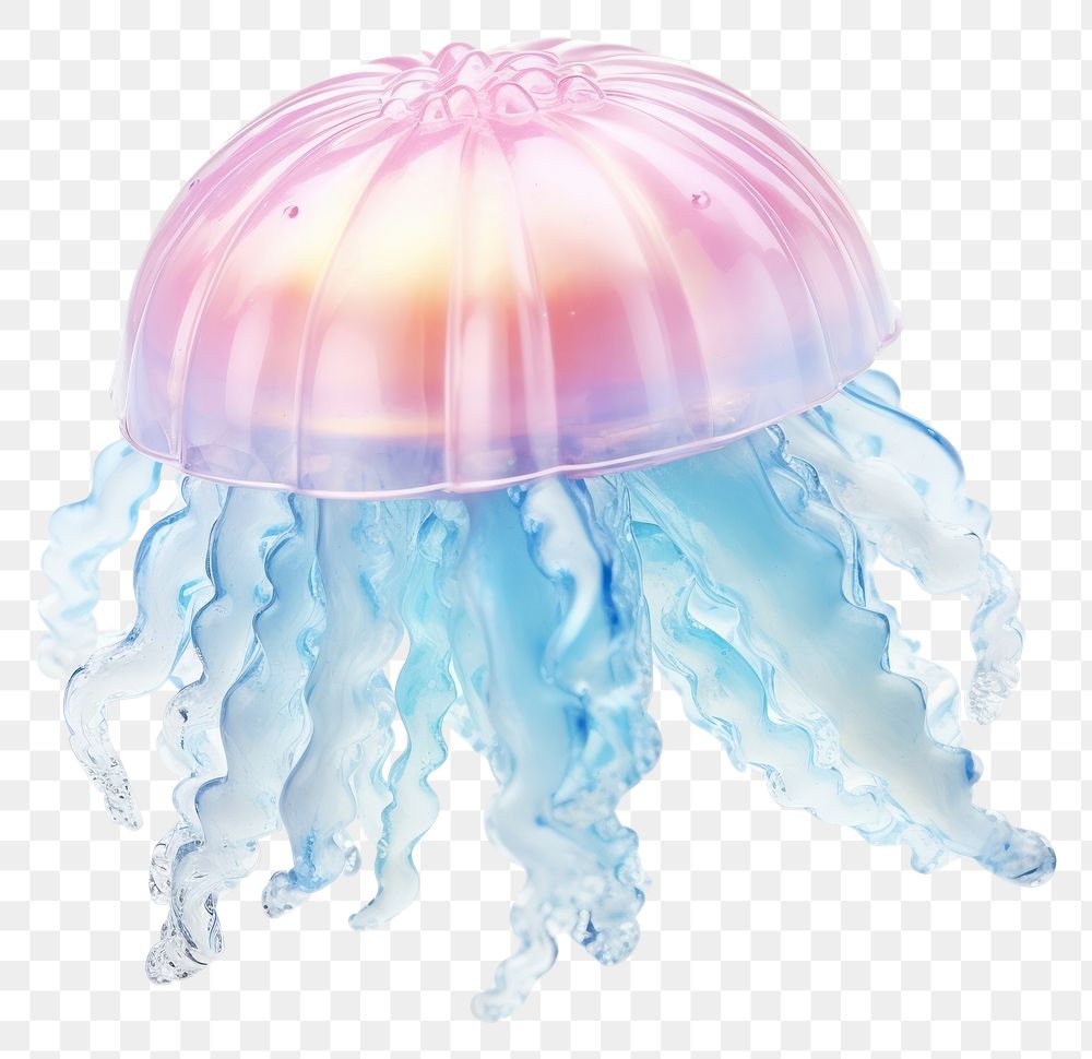 PNG 3d jelly fish jellyfish animal invertebrate.