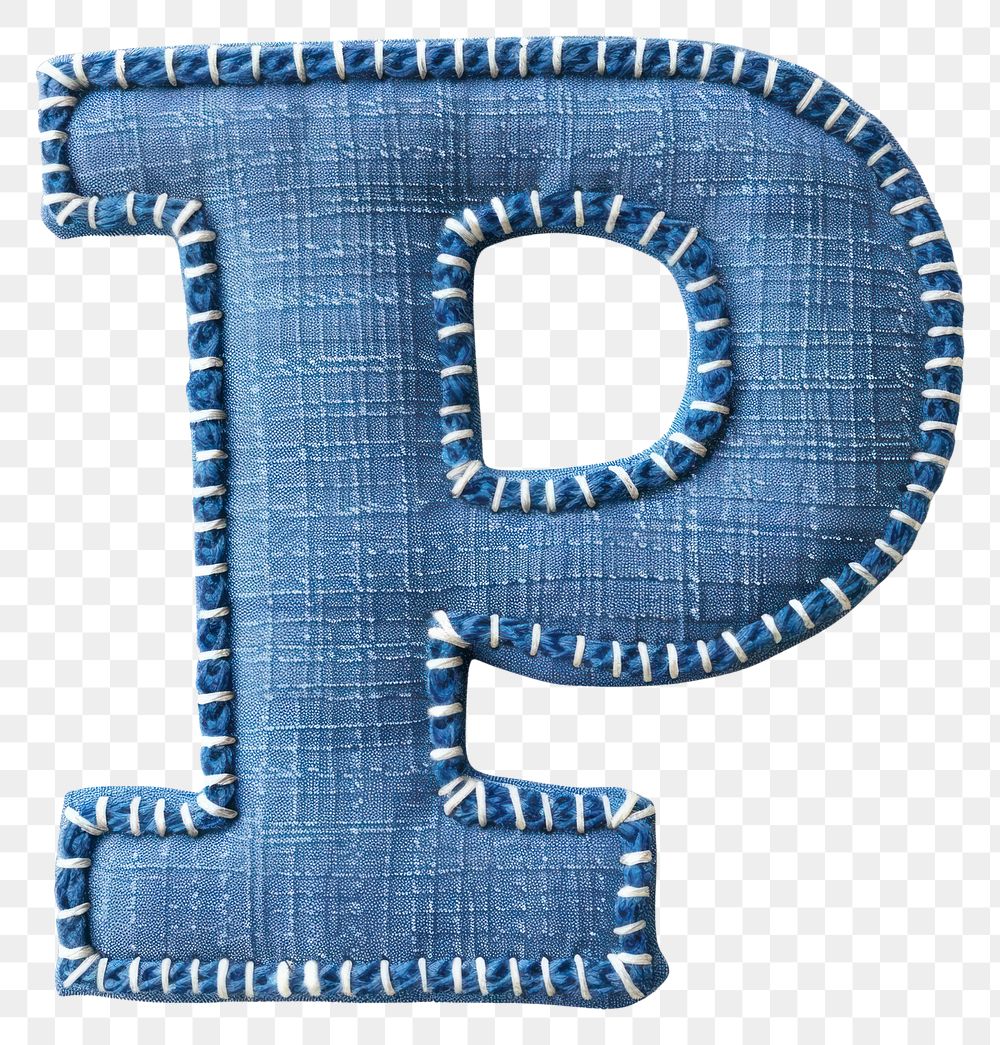 PNG Pattern text embroidery applique.