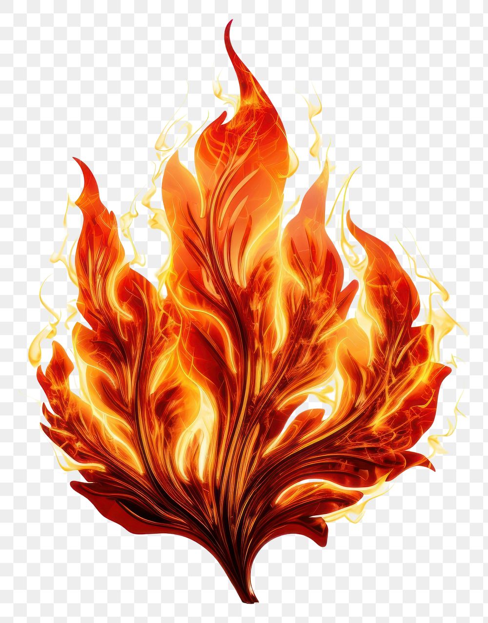 PNG Bonfire flame plant leaf.