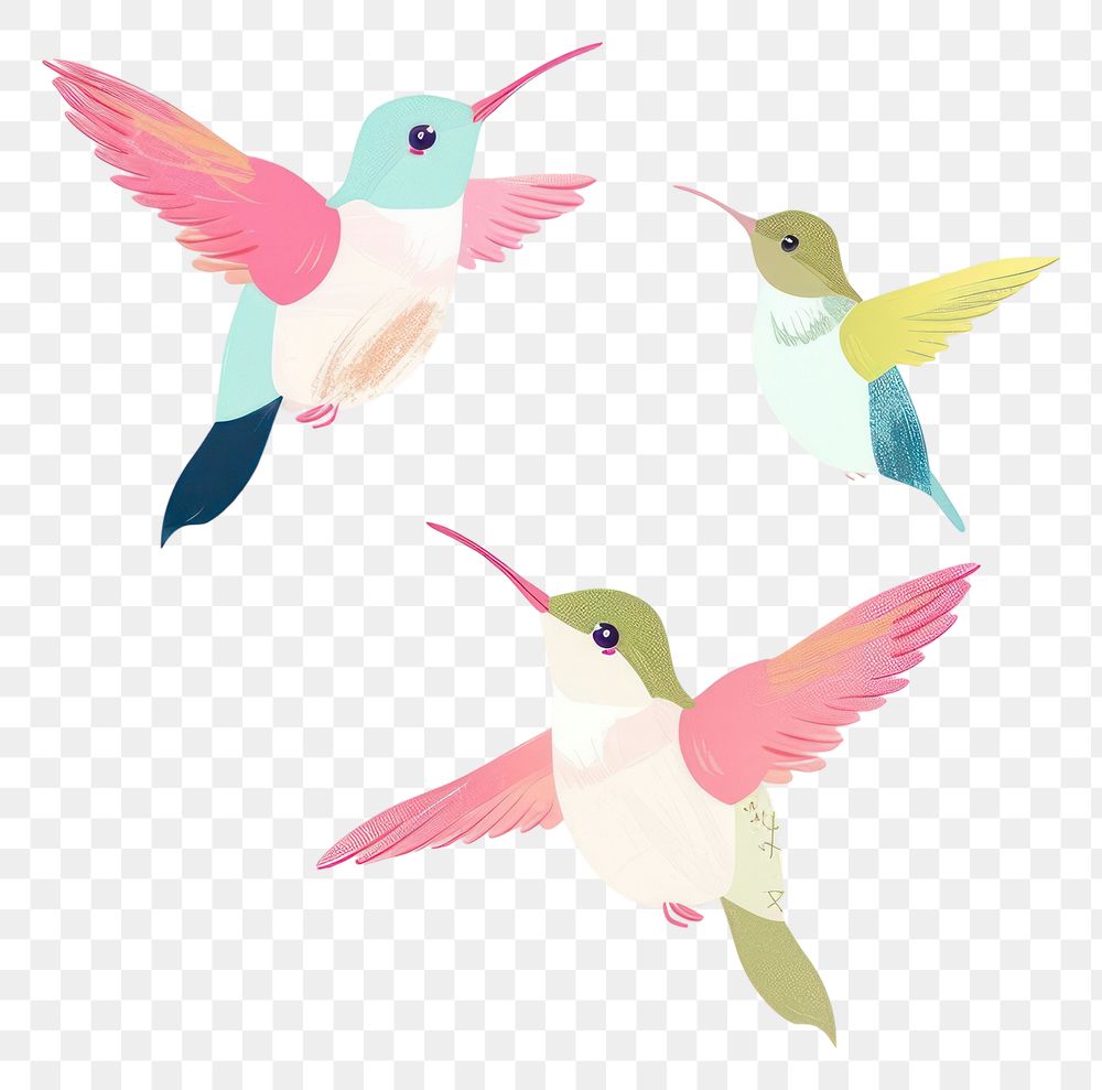 PNG Hummingbirds animal flying creativity.