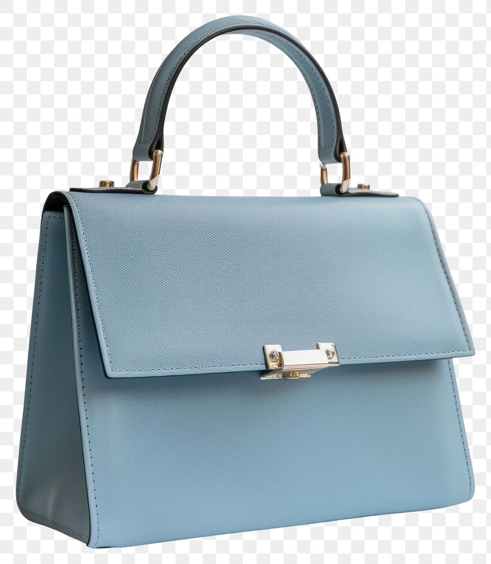 PNG Light blue hand bag handbag purse accessories.