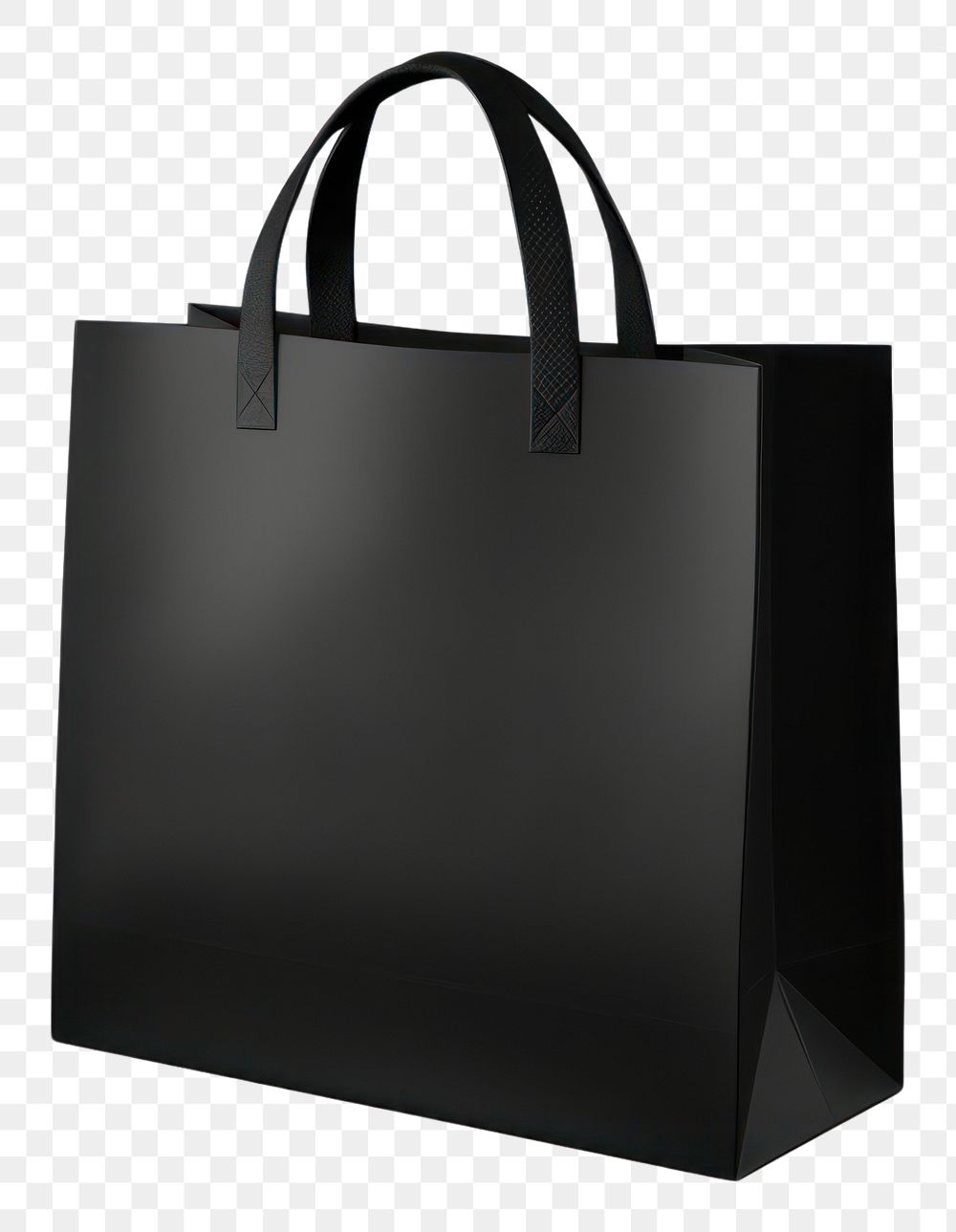 PNG Black shopping bag handbag white background accessories.