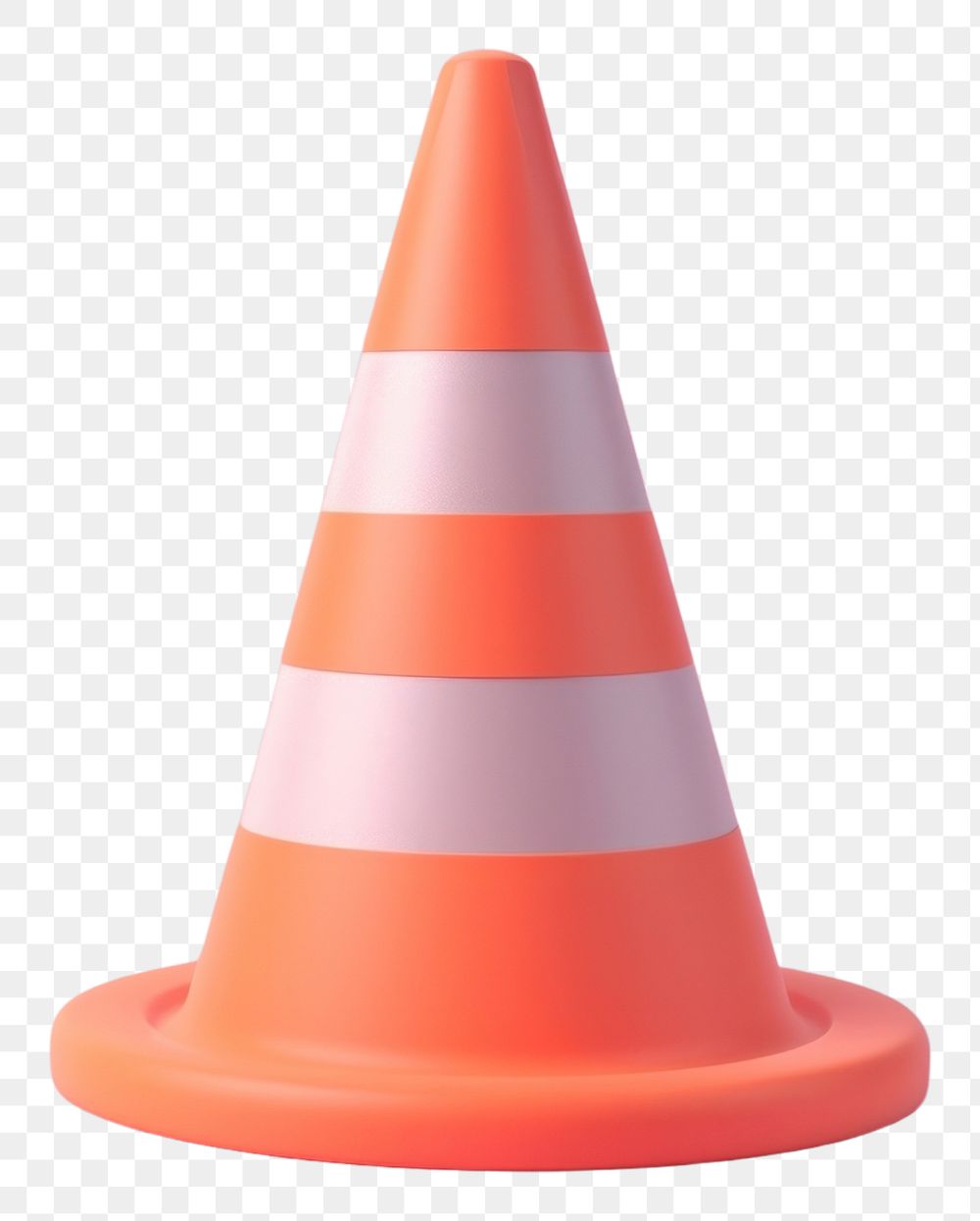 PNG Traffic cone icon protection security guidance.