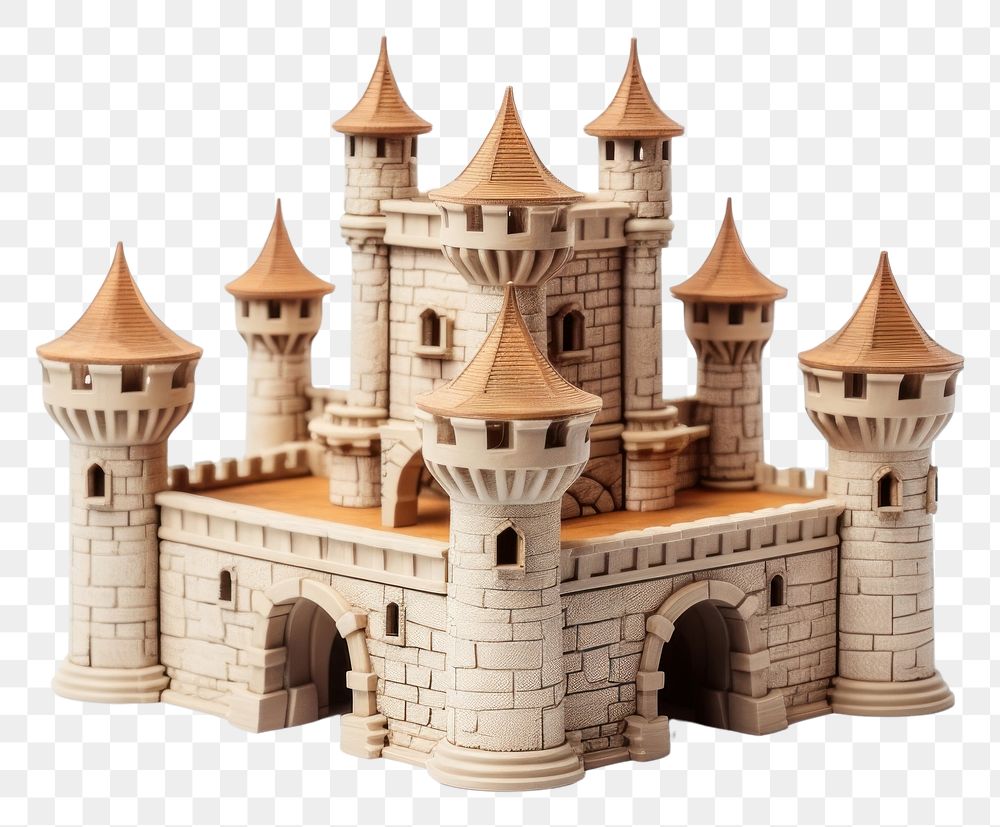 PNG Simple castle architecture building toy