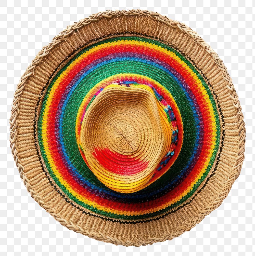 PNG Hat cinco de mayo white background handicraft sombrero.