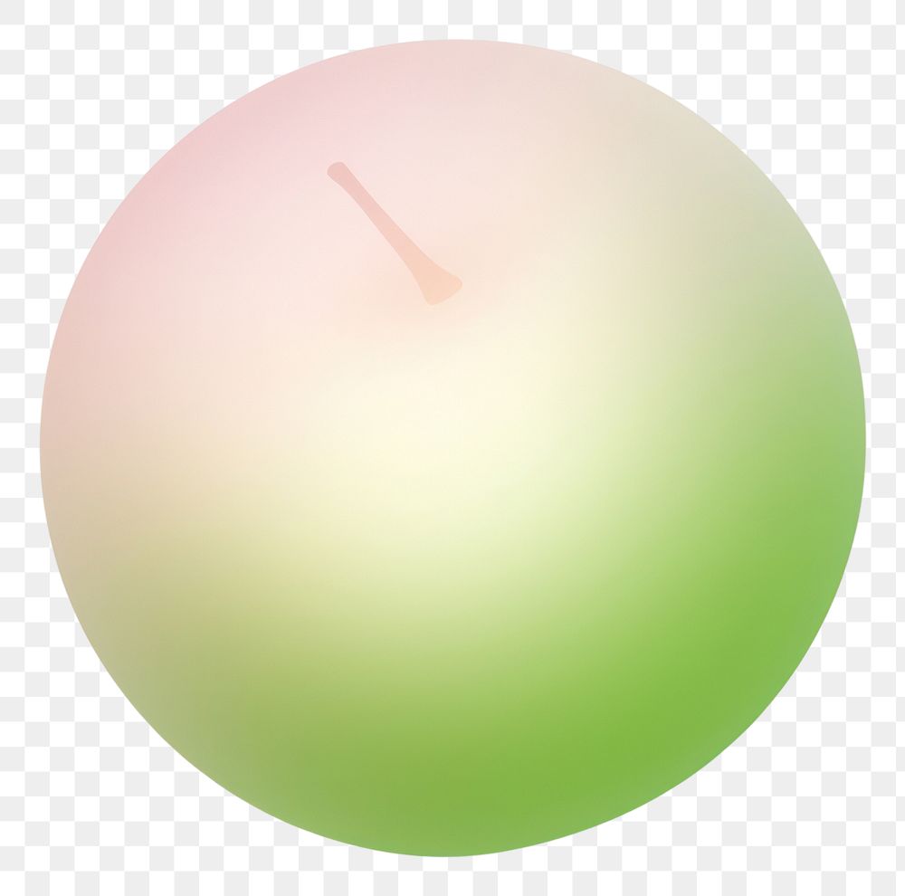 PNG  Abstract gradient illustration green apple sphere pink lighting.