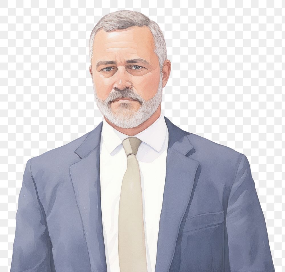PNG Businessman portrait necktie adult.