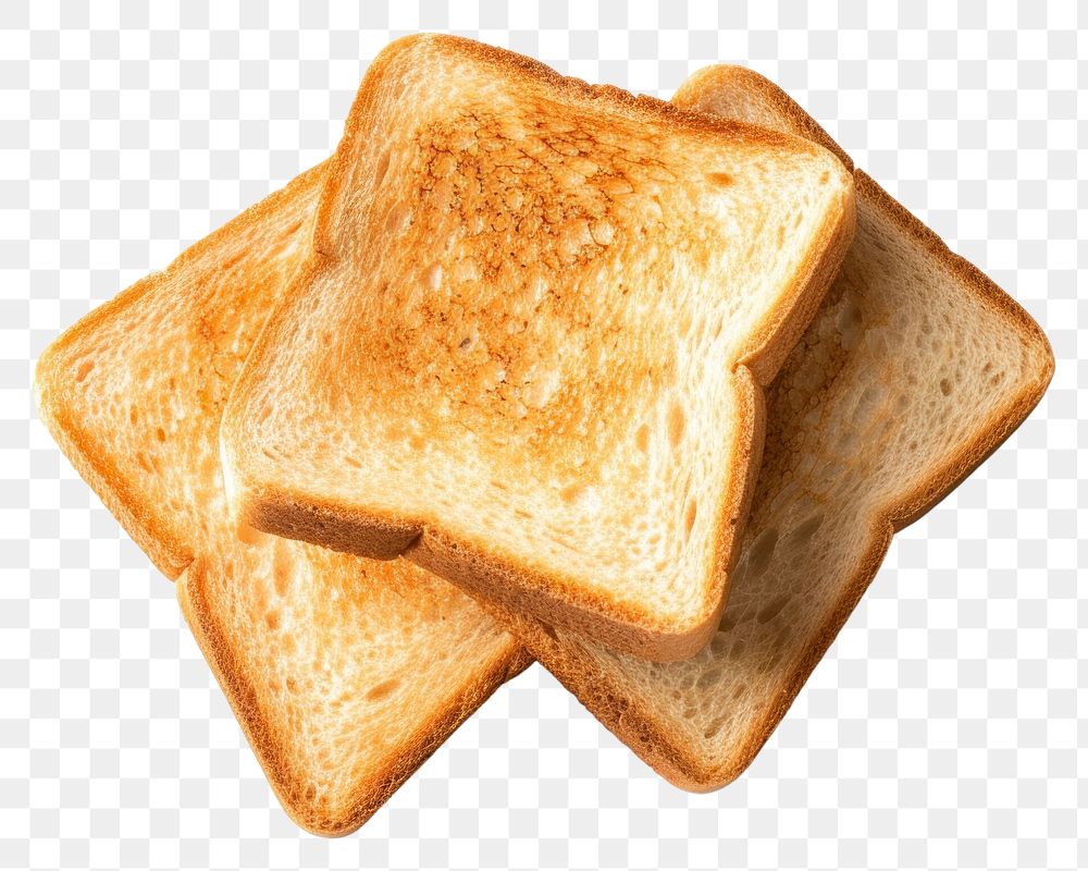 PNG Bread toast food white background.