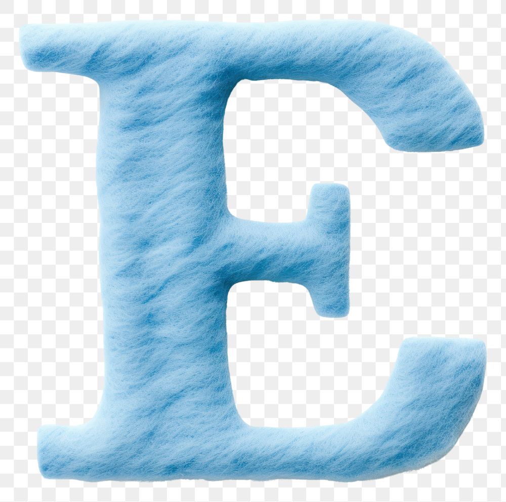 PNG  Letter text blue white background.