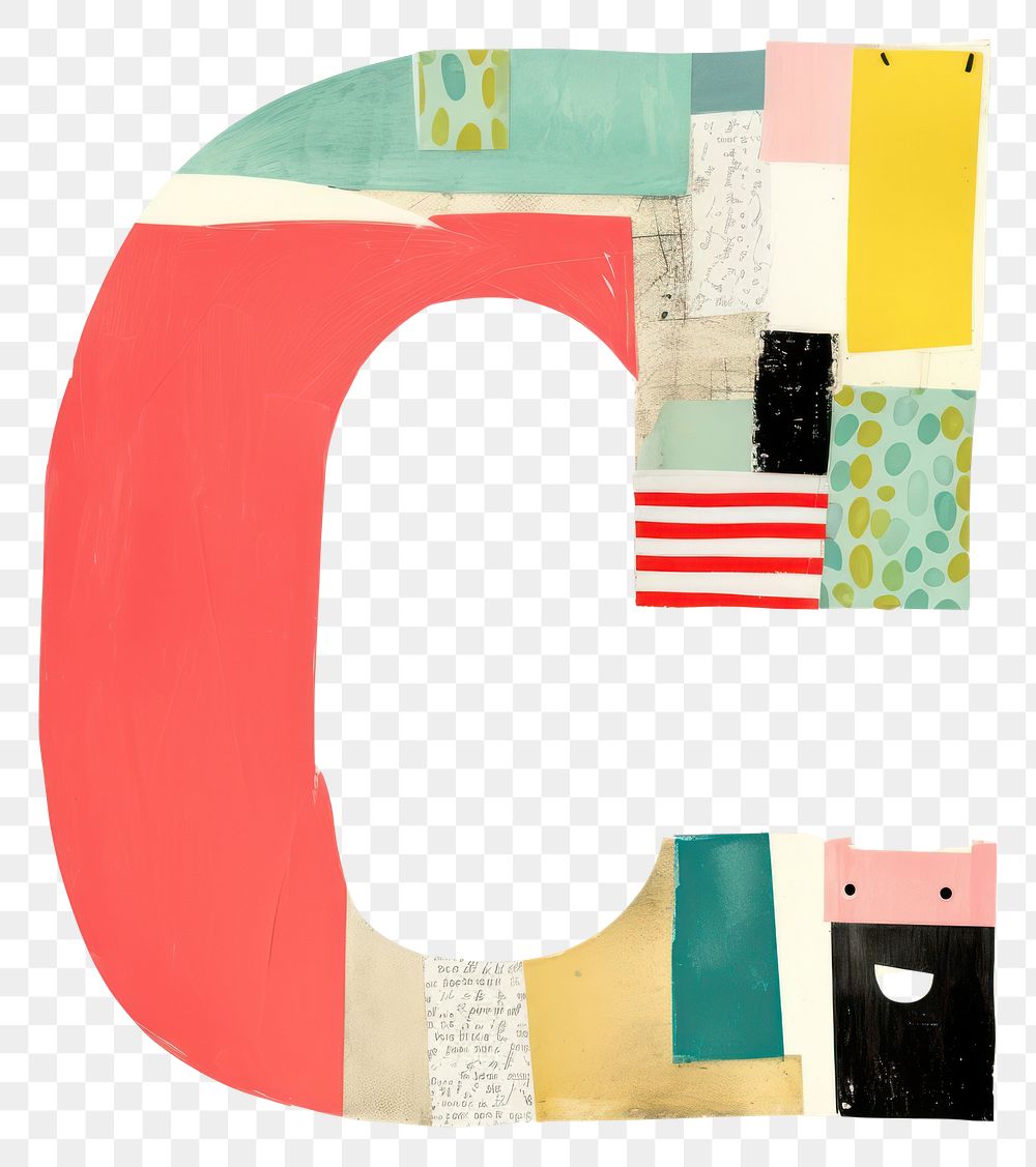 PNG Alphabet C paper collage text art creativity.
