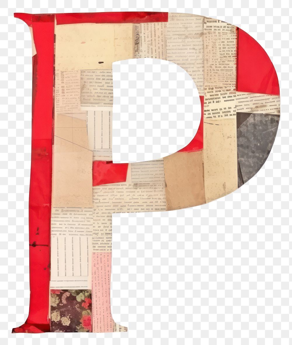 PNG Alphabet P paper craft collage text letter white background.