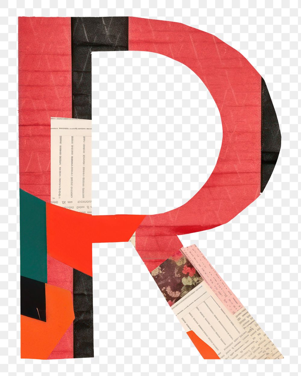 PNG Alphabet R paper craft collage text art white background.