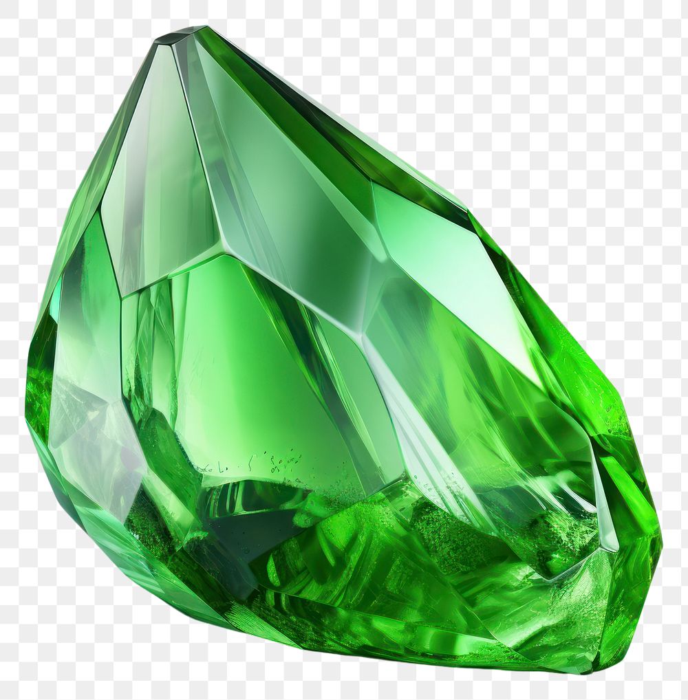 PNG Green gemstone jewelry emerald.
