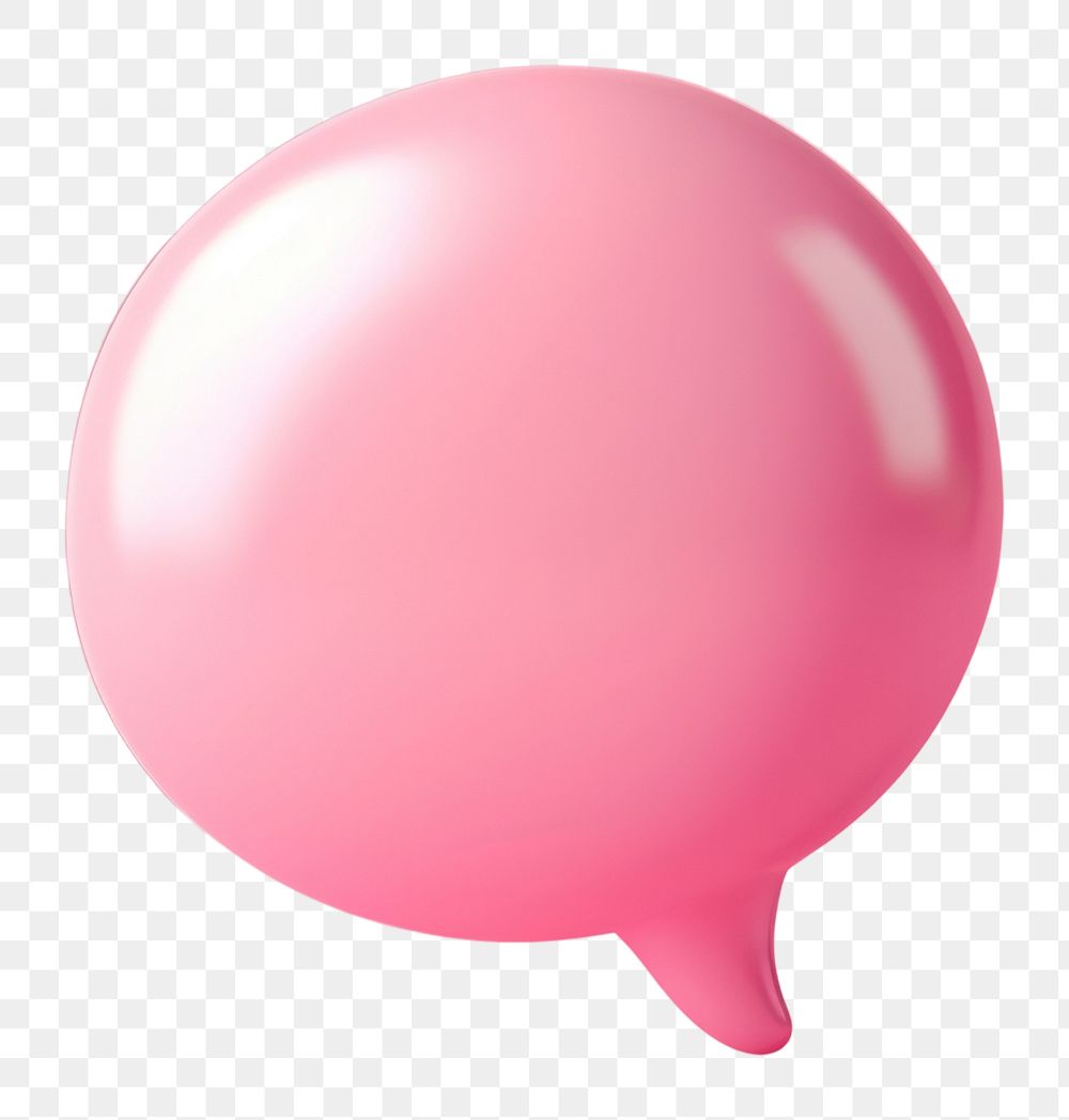 PNG Speech bubble balloon sphere simplicity.