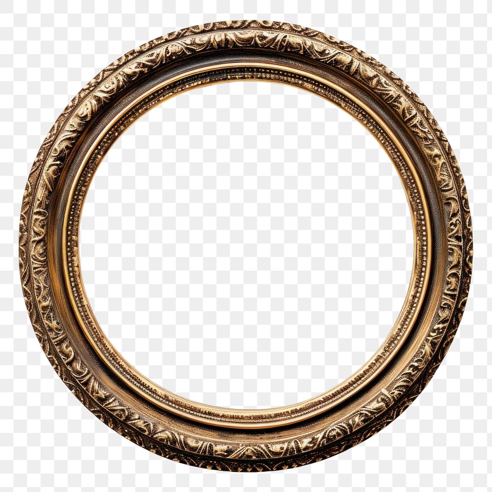 PNG Circle jewelry locket frame.