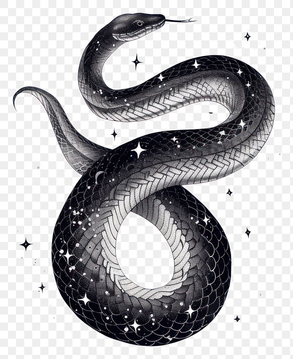 PNG Snake celestial drawing reptile | Premium PNG - rawpixel