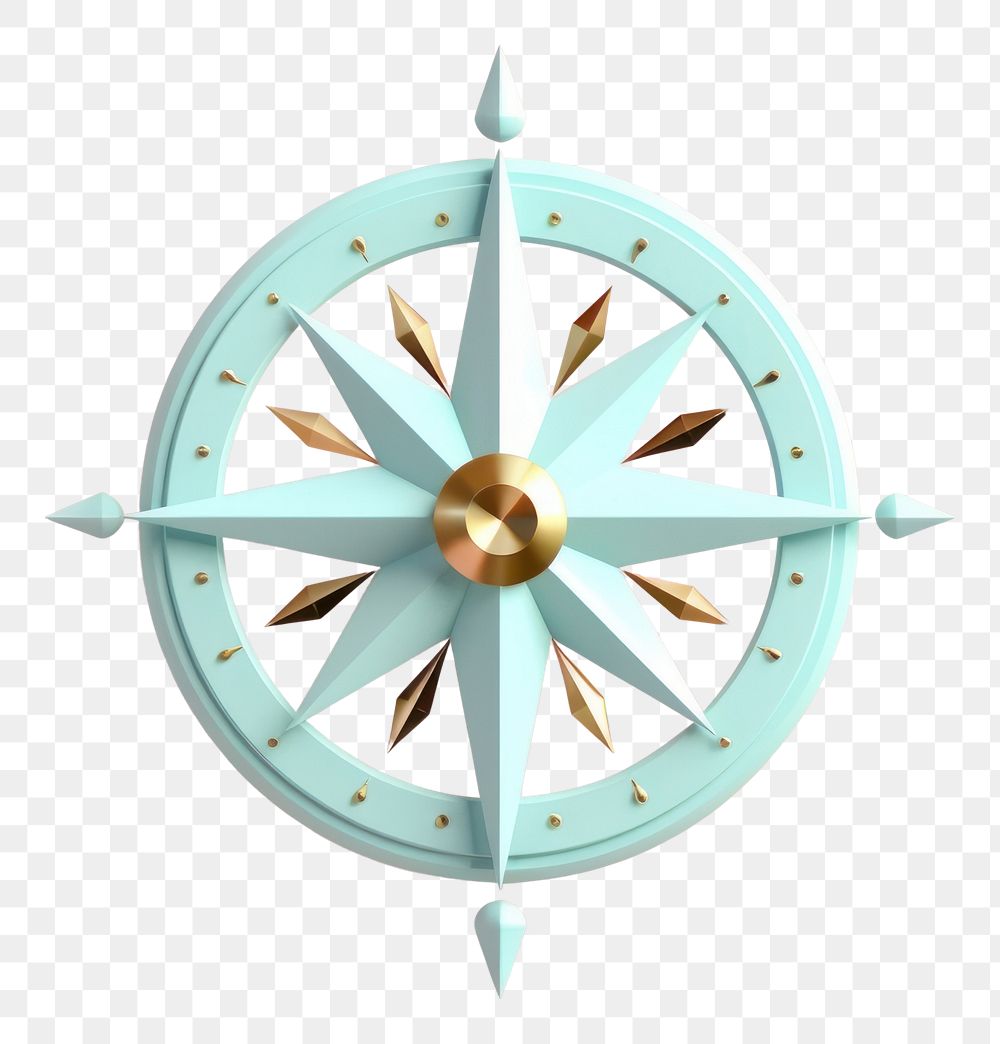 PNG Chandelier compass number circle.